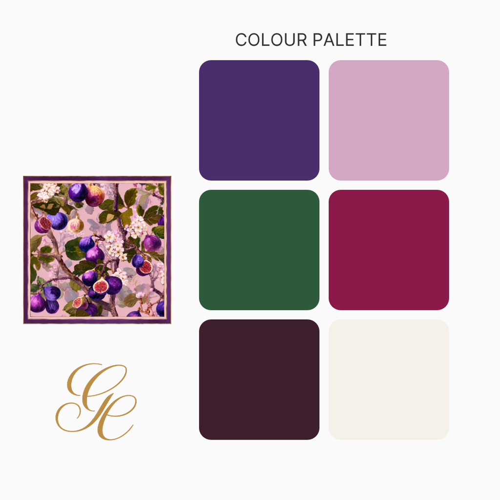 Silk Twill 90 x 90 — Velvet Fig