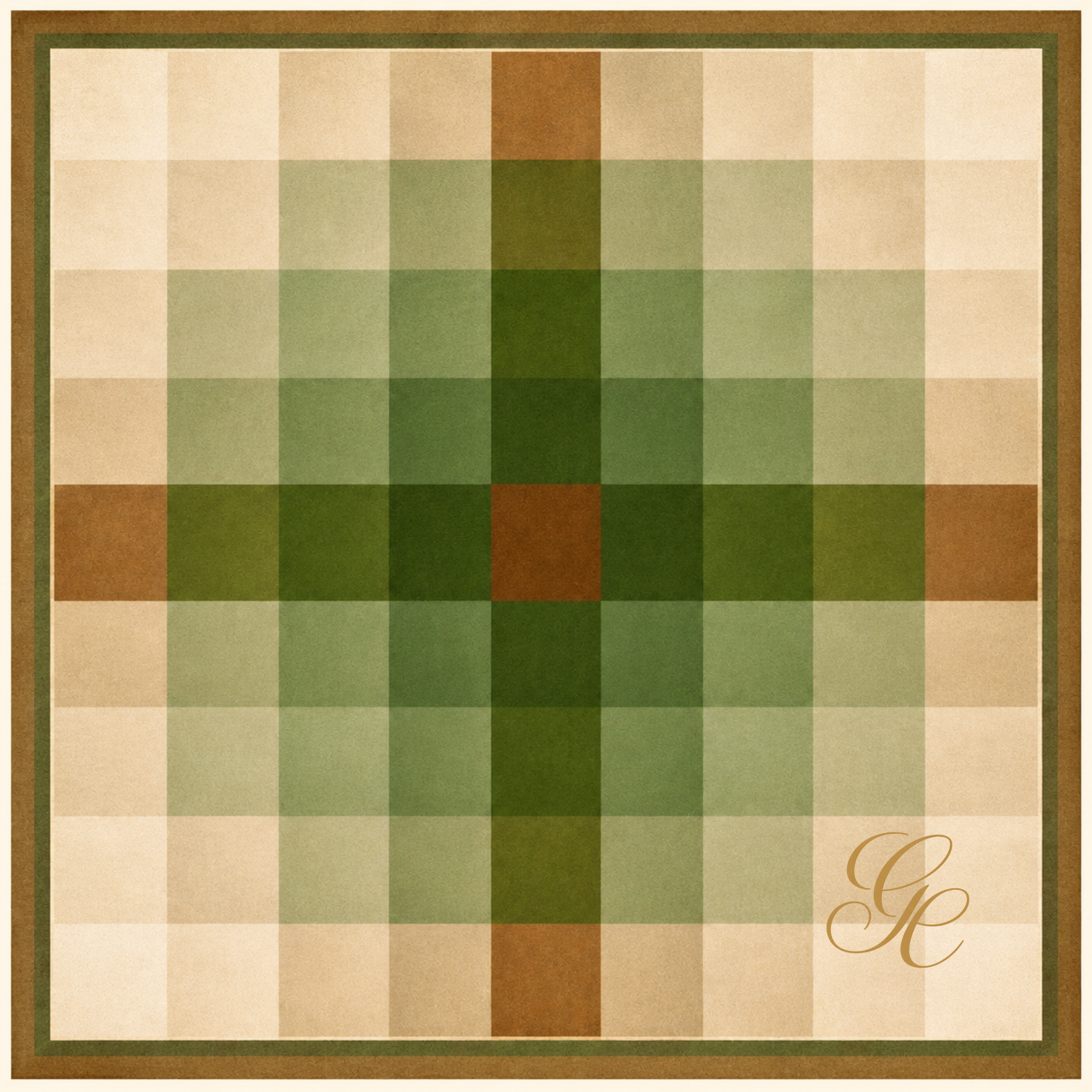 Silk Twill 90x90CM - Forest Crossing