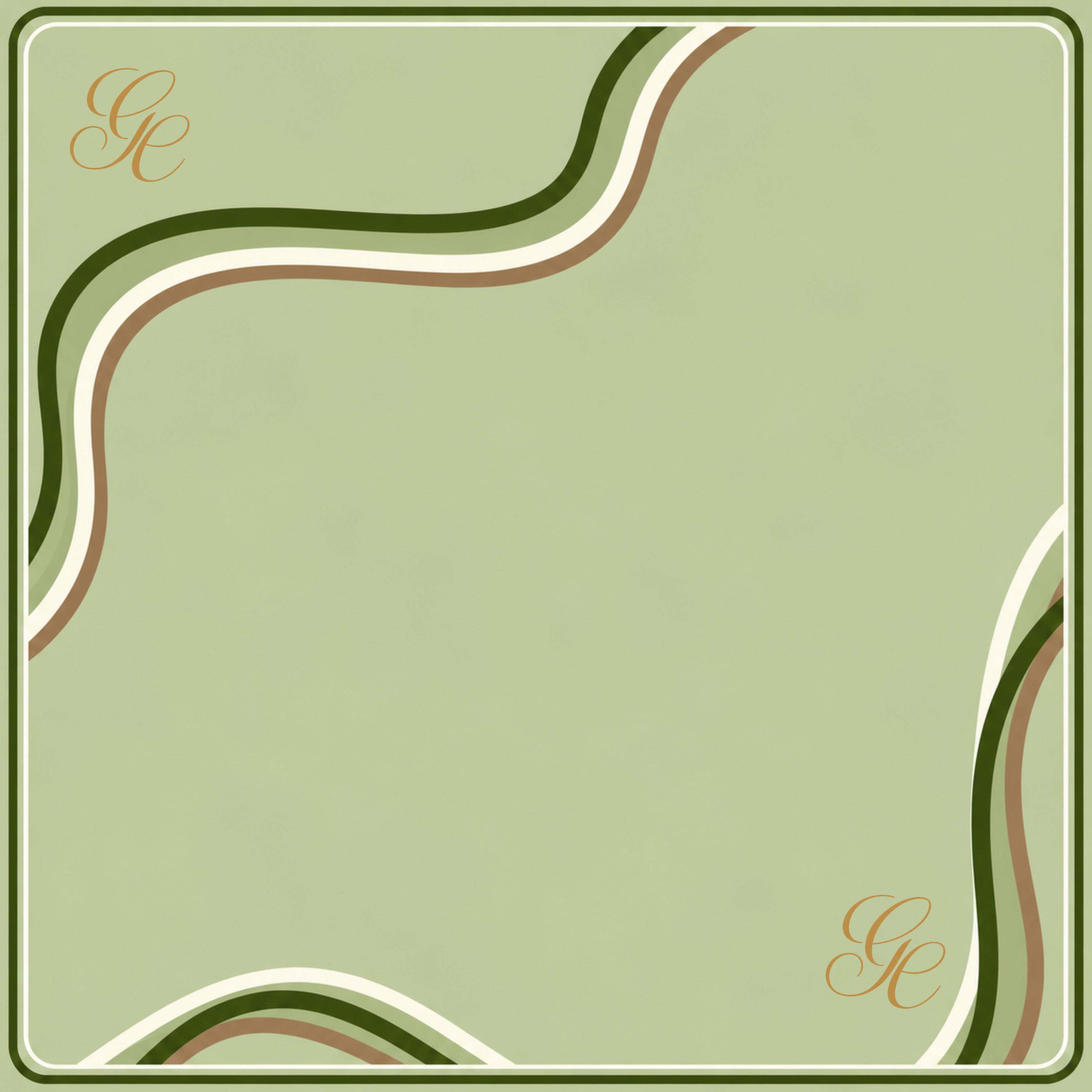 Silk Twill 90 x 90 — Sage Wave