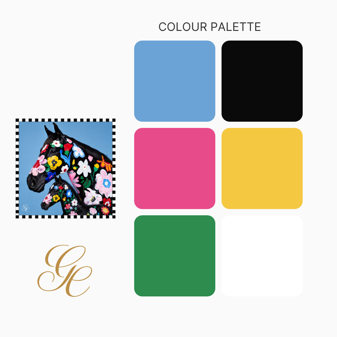 Silk Twill 90 x 90 — Painted Mare