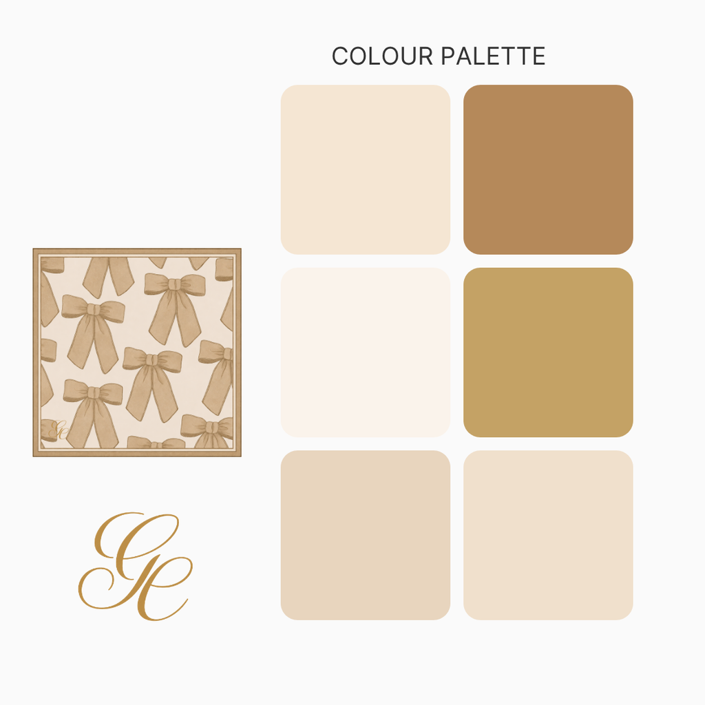 Silk Twill - Honey Ribbon - 65 x 65CM