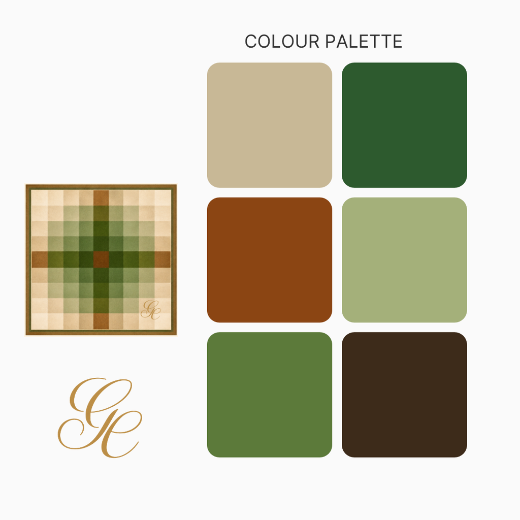 Silk Twill 90x90CM - Forest Crossing