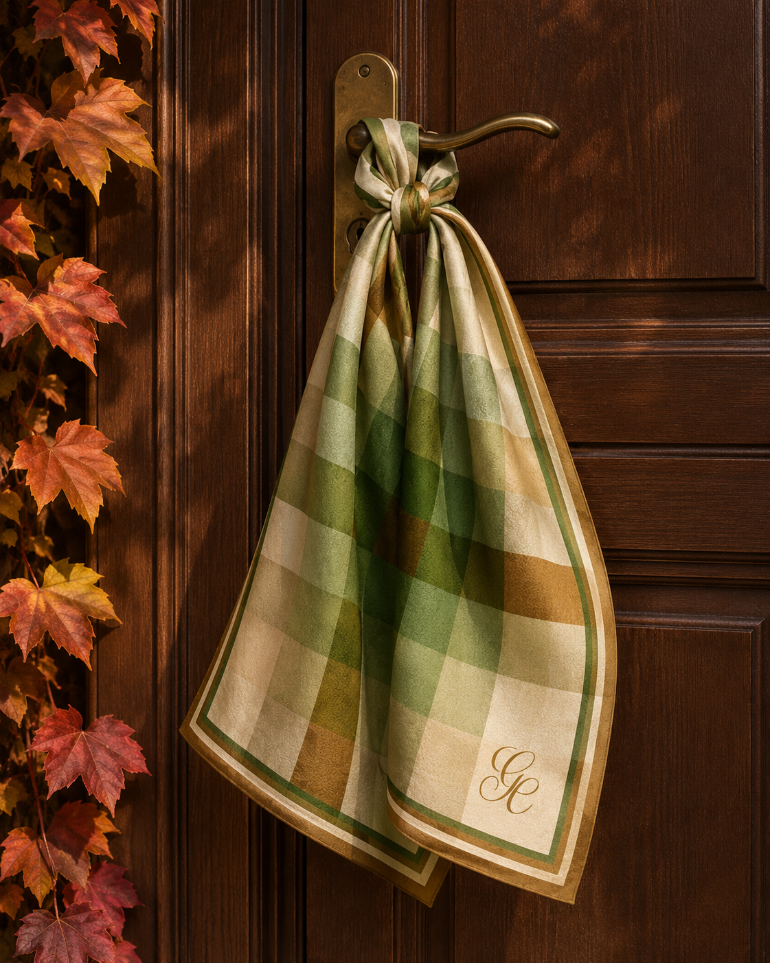 Silk Twill 90x90CM - Forest Crossing