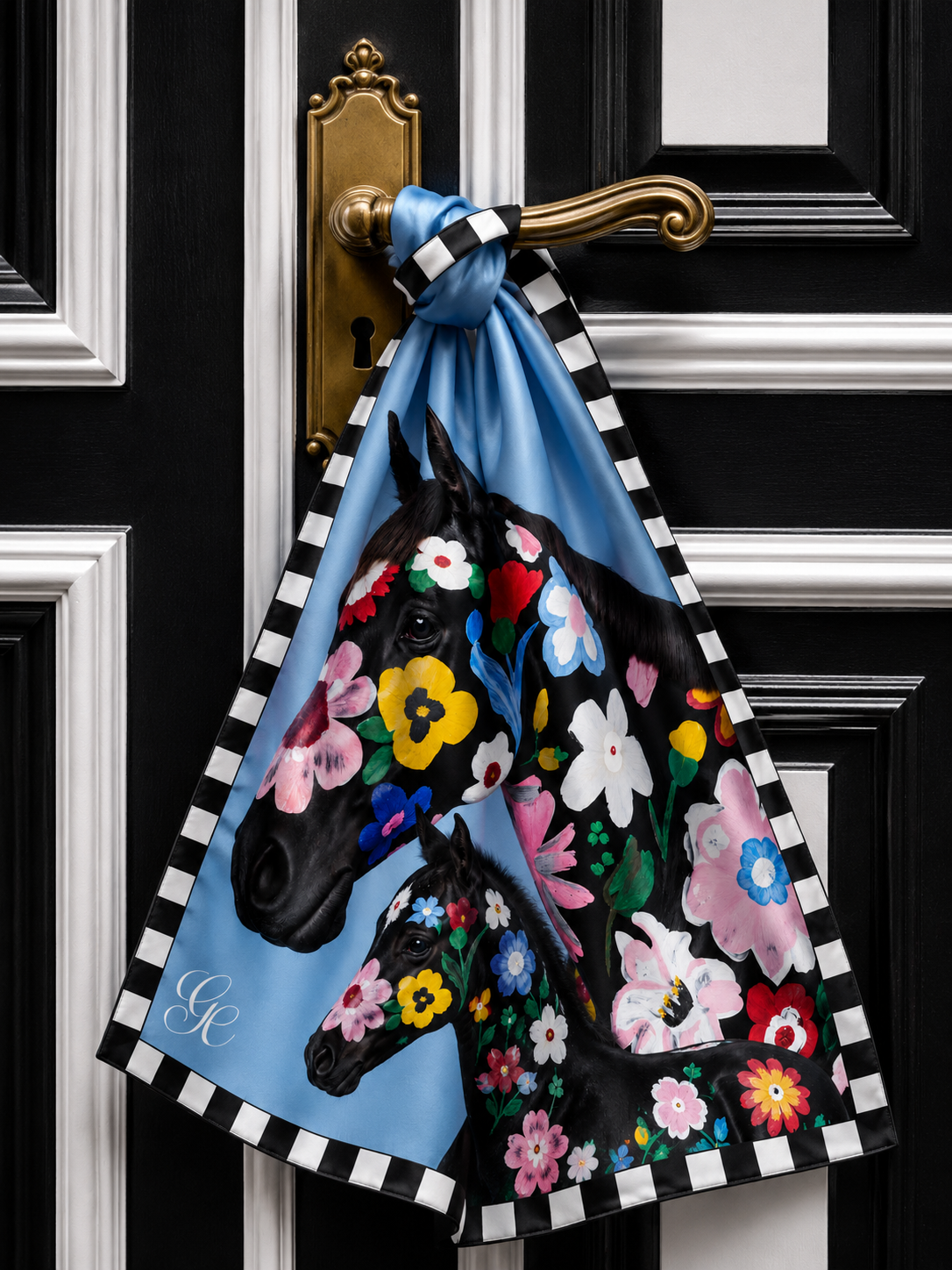 Silk Twill 90 x 90 — Painted Mare