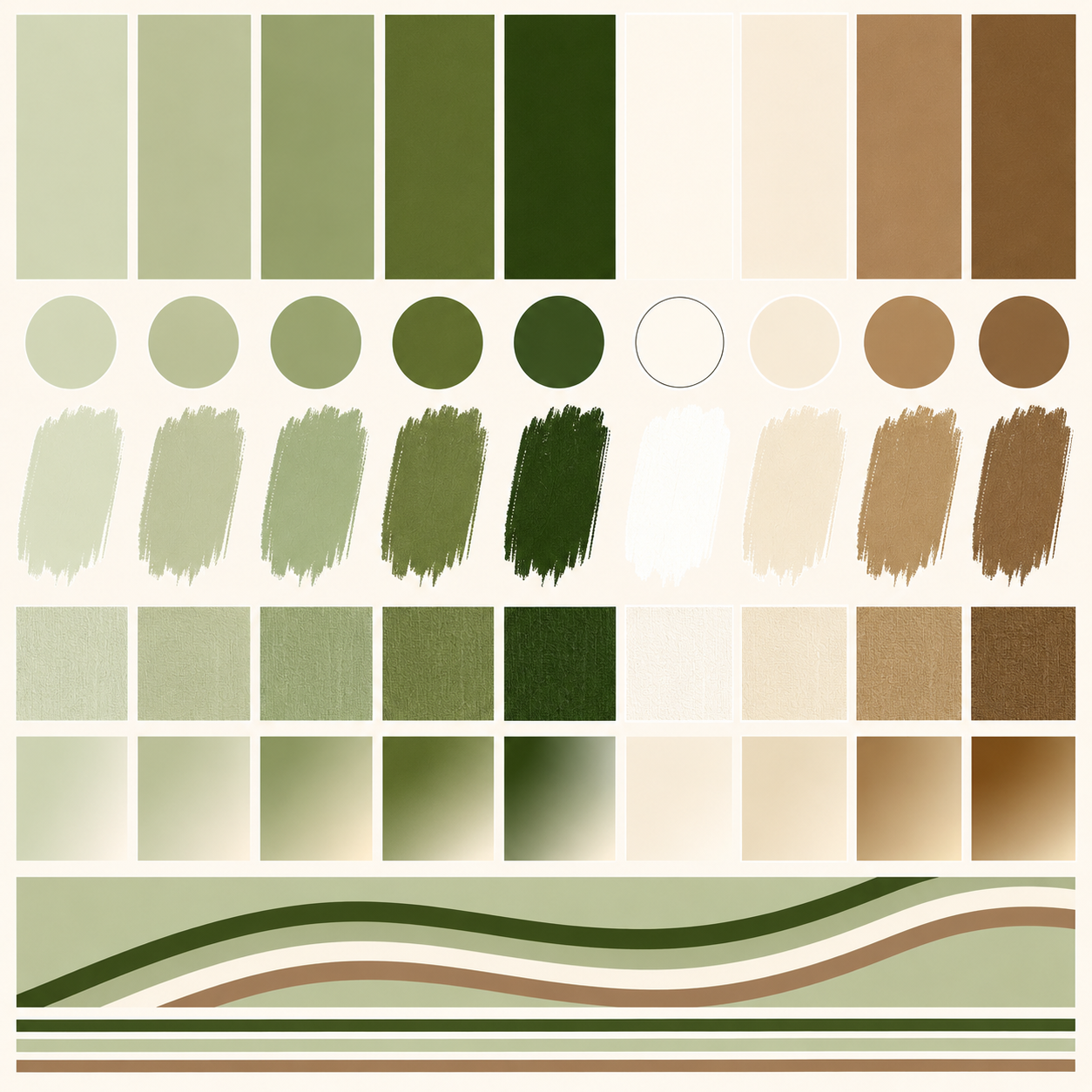 Silk Twill 90 x 90 — Sage Wave