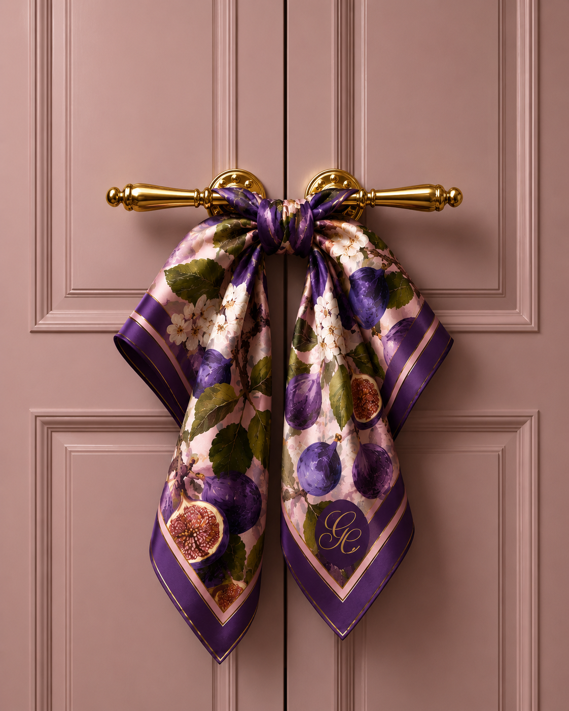 Silk Twill 90 x 90 — Velvet Fig