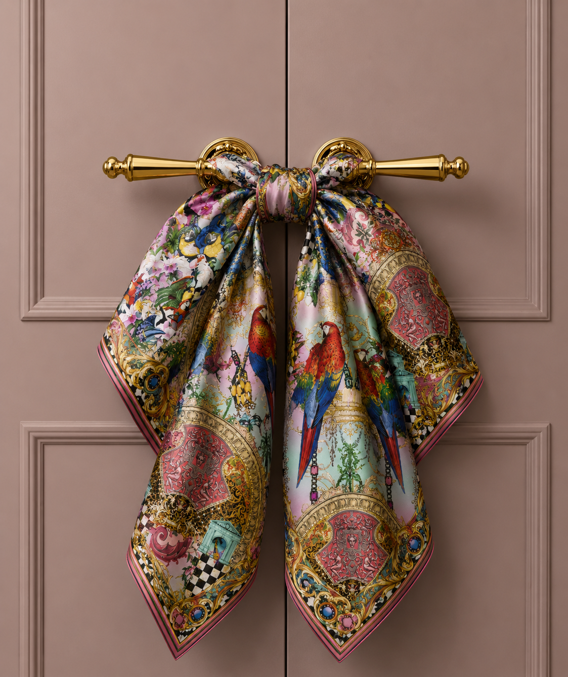Silk Twill 90 x 90 — Toucan Palace