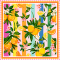 Silk Twill 90 x 90 — Citrus Stripe