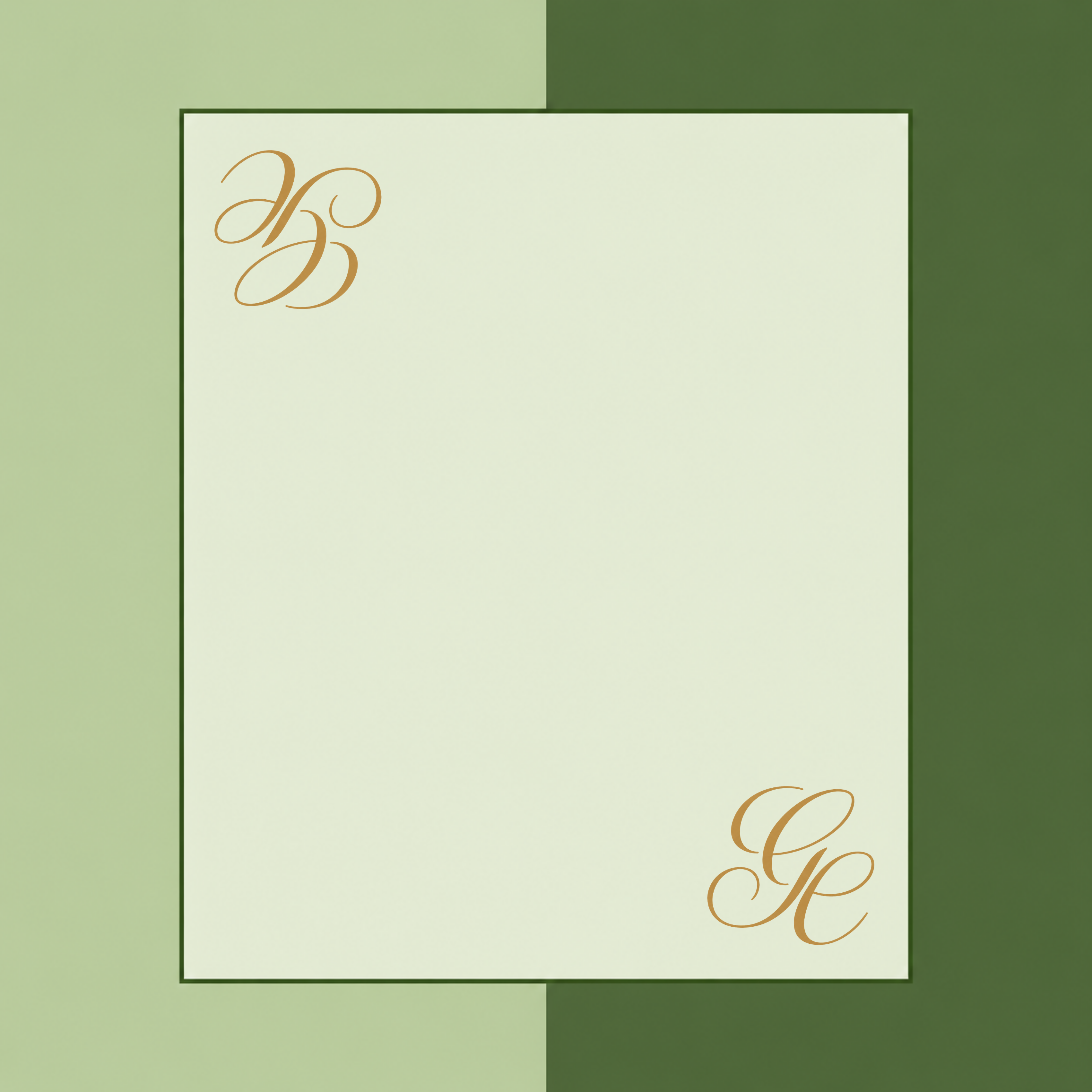 Silk Twill 90 x 90 — Forest Frame
