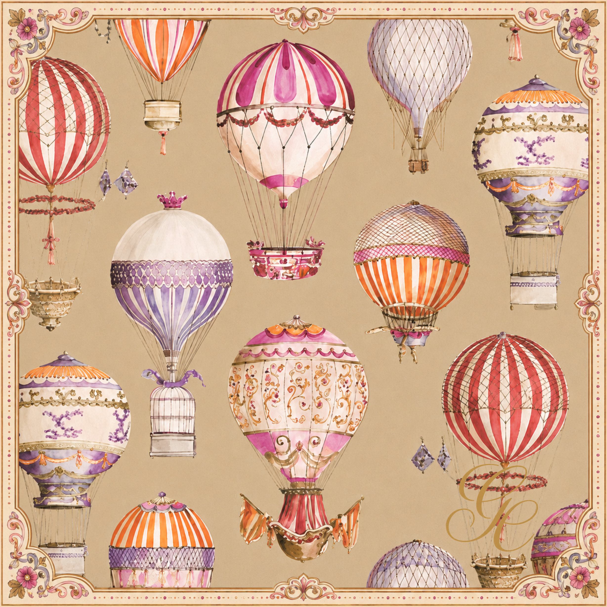 Silk Twill - Grand Ascension - 65x65CM