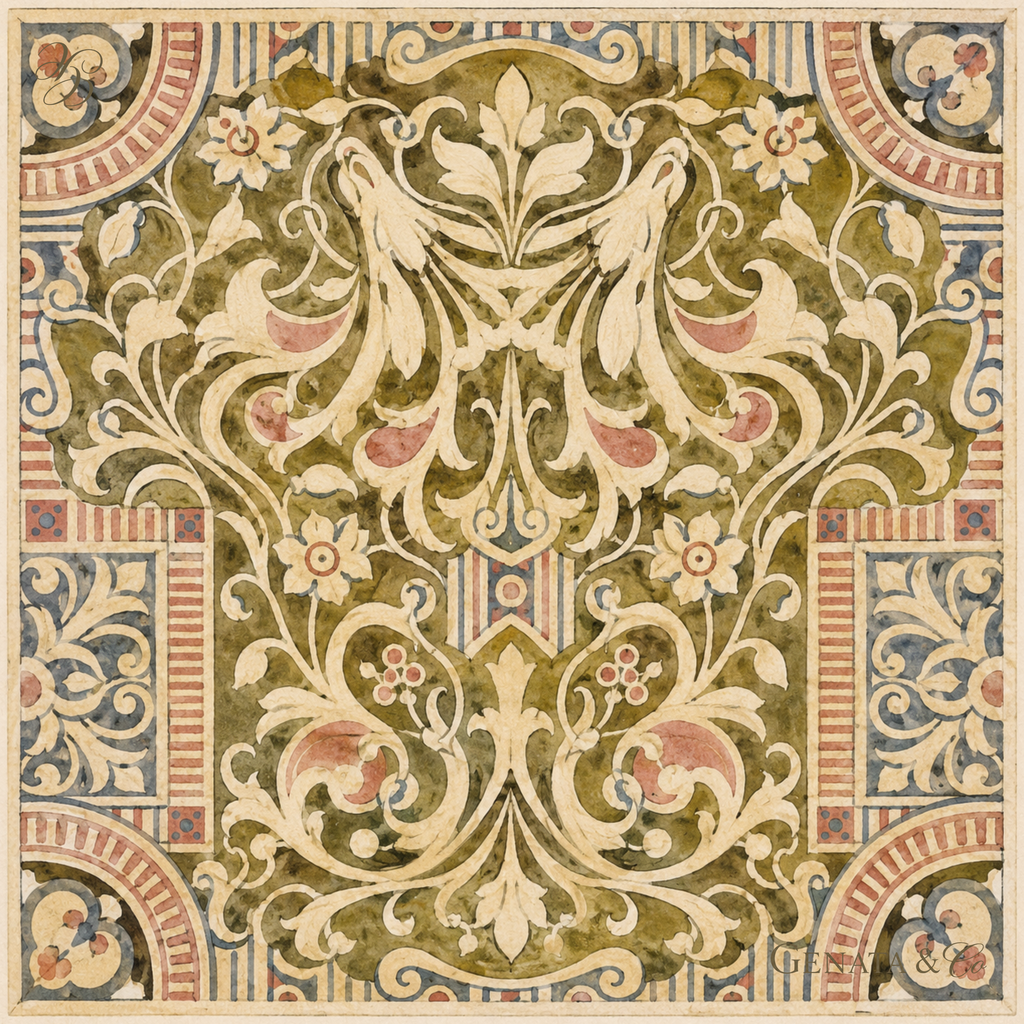 Acanthus Scroll - 90x90