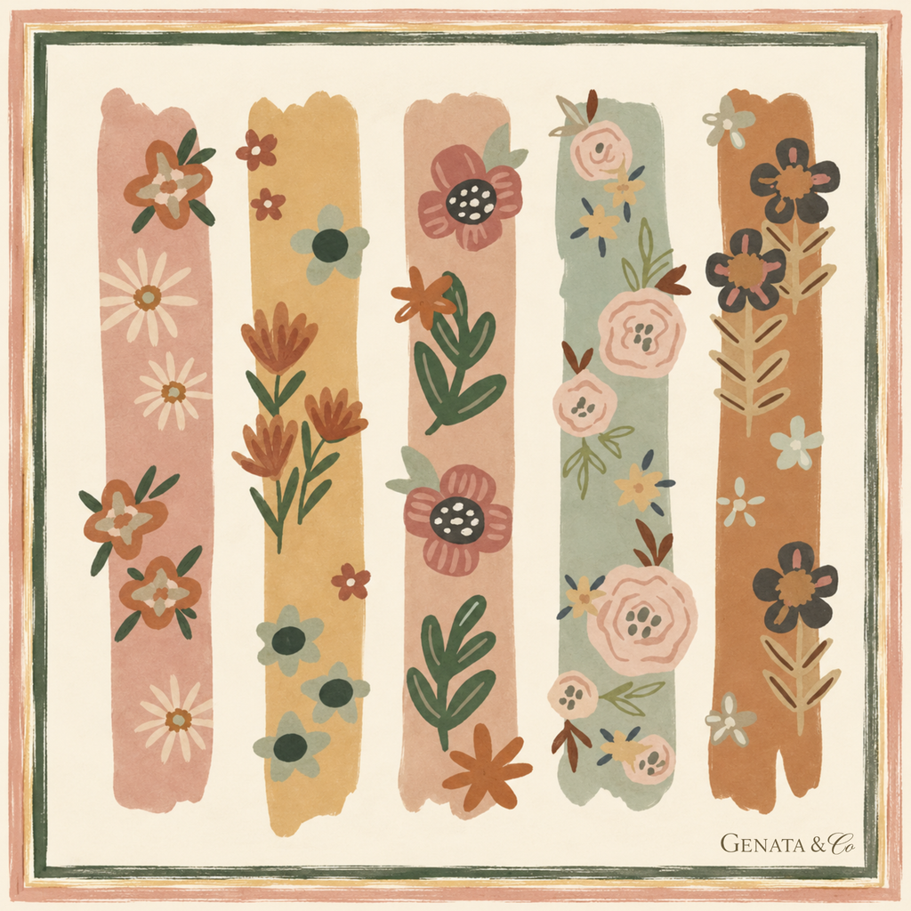 Brushstroke Garden 65x65