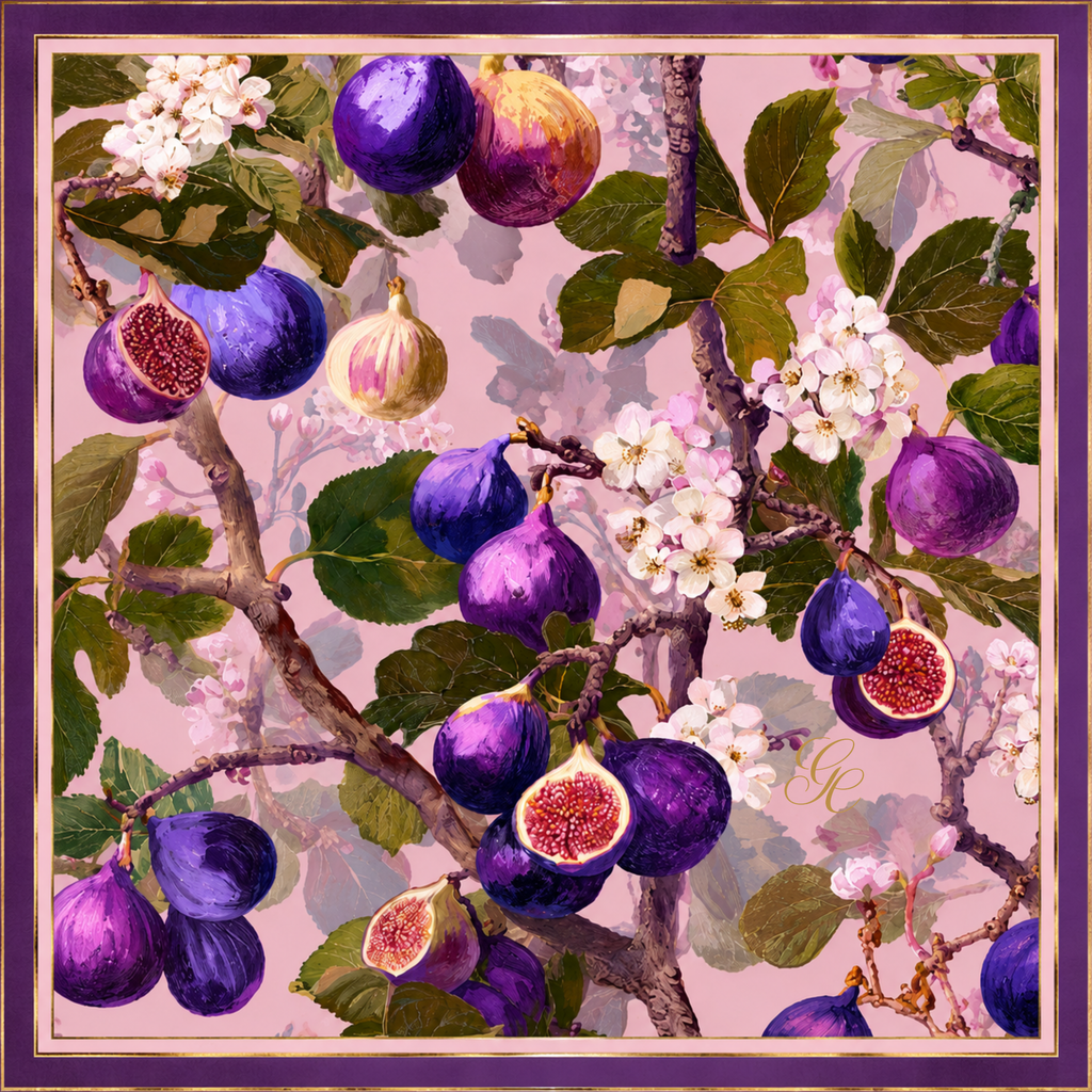 Silk Twill 90 x 90 — Velvet Fig